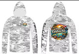 Pinche Gabacho Hooded Rash Guard - Ocean Camo