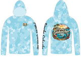 Pinche Gabacho Hooded Rash Guard - Ocean Camo