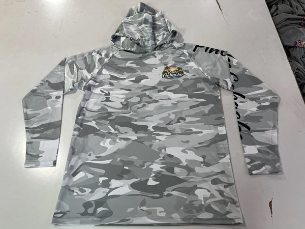 Grey Camo Performance Hoodie