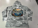 Pinche Gabacho Grey Camo Performance Hoodie
